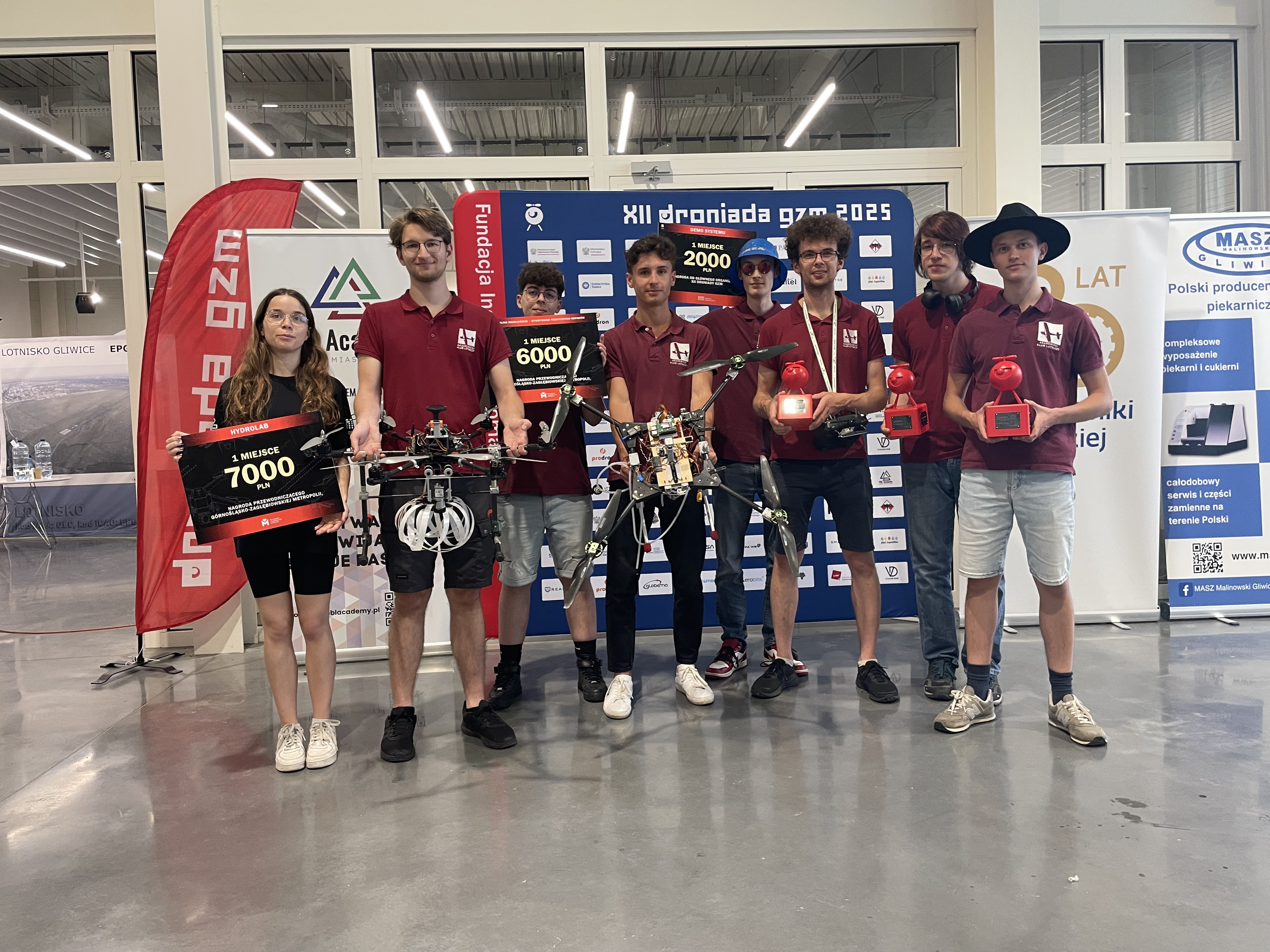 Reprezentacja AKL na Droniadzie 2025